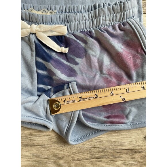 Girls Btween Hooded Sweatshirt And Shorts Size 10 NWT TIE DYE - Picture 10 of 11